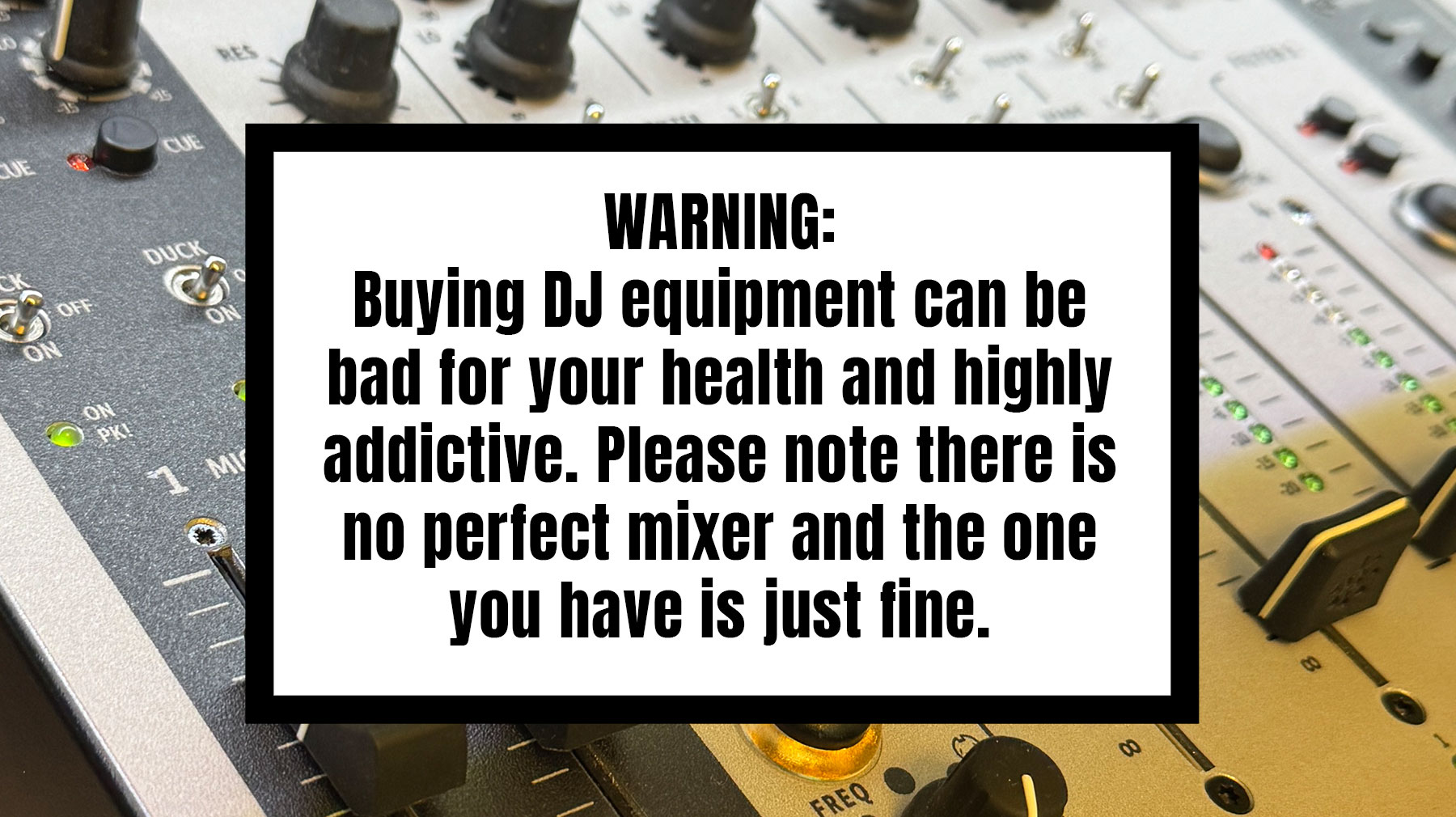 Warning
